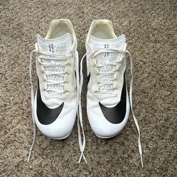 Brand new Nike Zoom Rival Sprint Track &Field Shoes White Black... - Picture 2 of 7